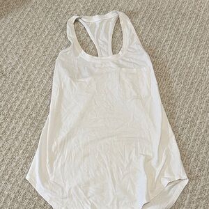 Lululemon White Sleeveless Women's Top